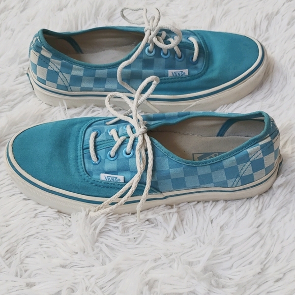 Vintage Vans Checkerboard turquoise - Picture 3 of 9